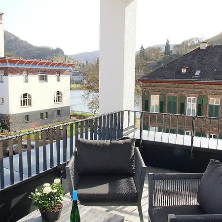 Mosel-Loggia - Luxusapartment -Terrass - Klimaanlage Traben-Trarbach Exteriör bild