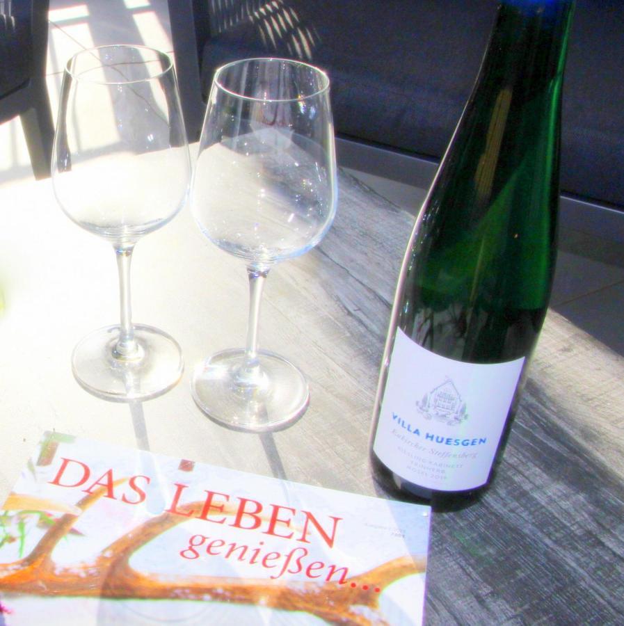Mosel-Loggia - Luxusapartment -Terrass - Klimaanlage Traben-Trarbach Exteriör bild